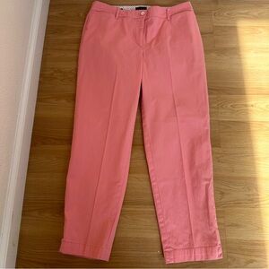 Talbots Pink Perfect Crop Pant Size 8